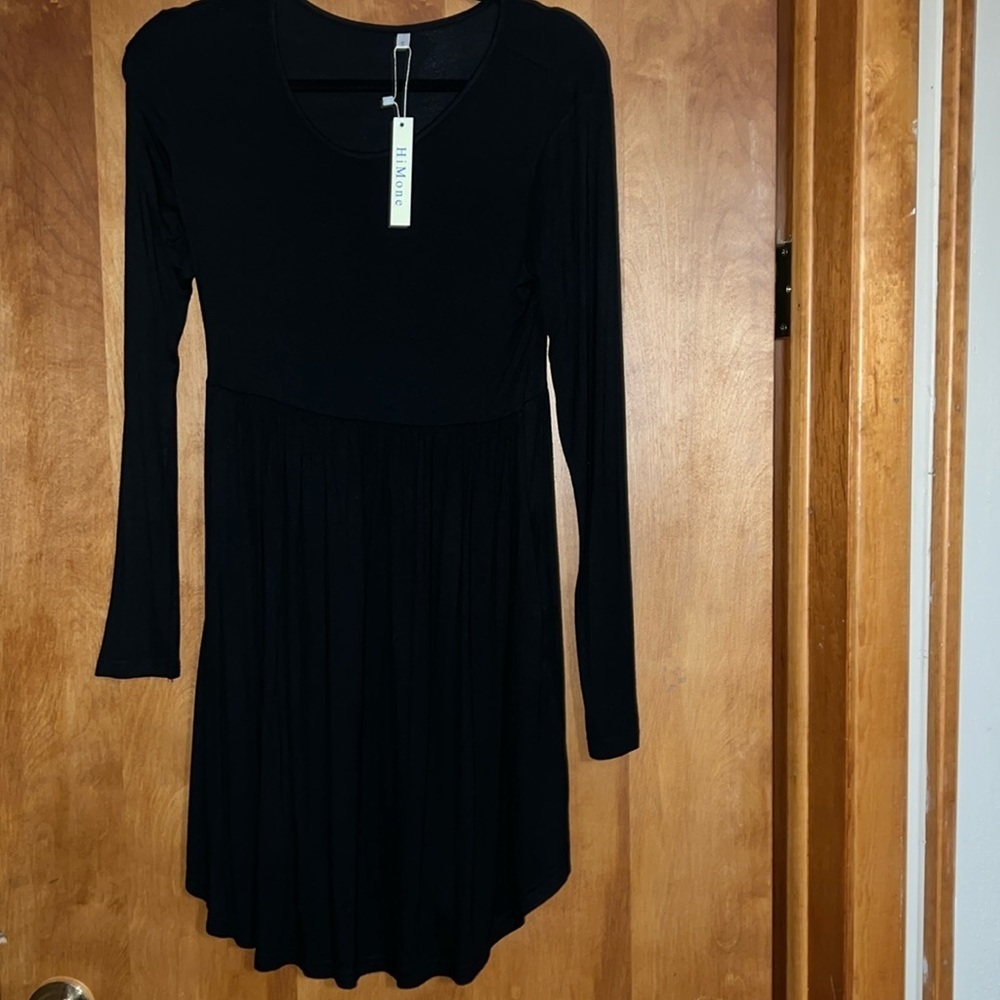 NWT black long sleeve dress